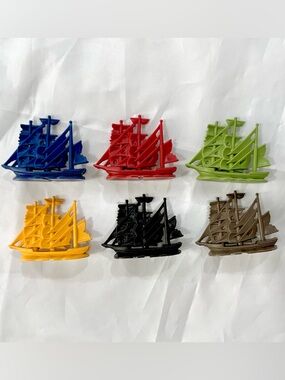Game Of Life Pirates of the Caribbean Dead Man’s Chest 6 Replacement Parts Ships